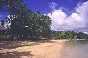 Strand auf Aore